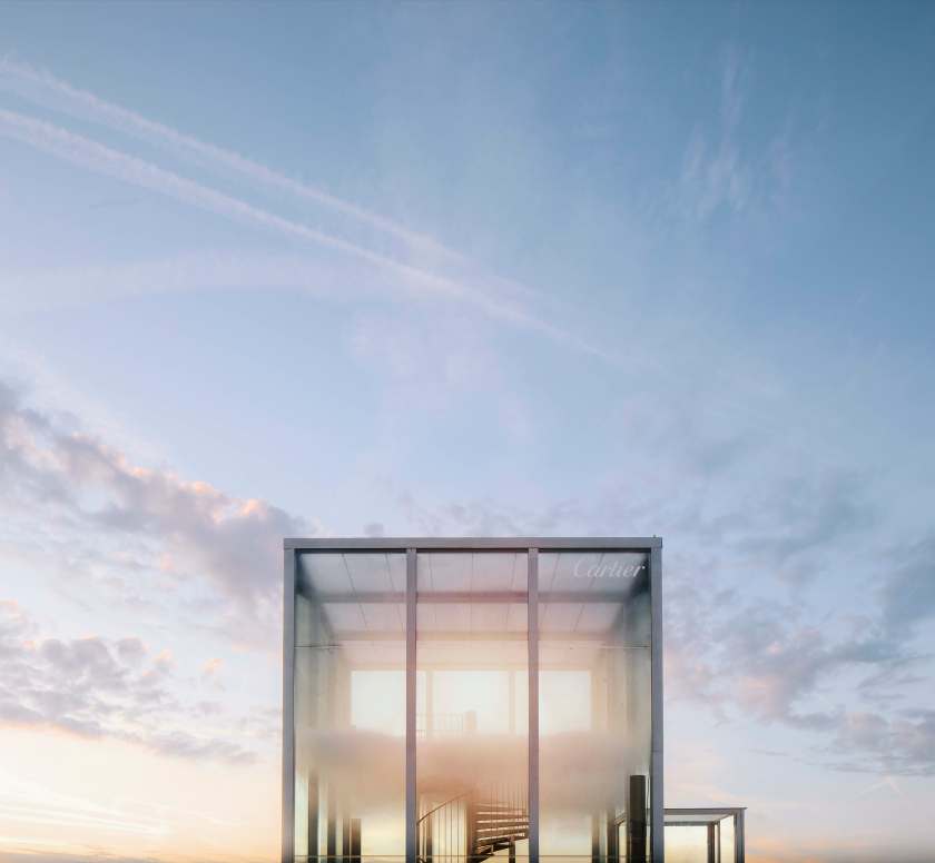 Cartier cloud sunrise